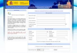 Página para solicitar pasaporte
